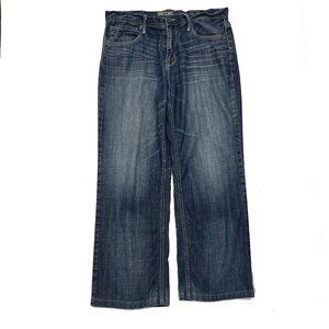 Buckle BKE Seth Loose Straight Distressed Mens Jeans 36L 36 x 30